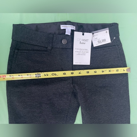 Slim Classic Dark Gray Women's pants size 0 petite NWT - Picture 10 of 14
